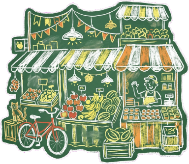 Chalk street market